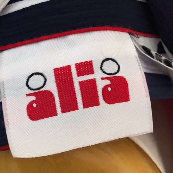 Red vintage Dalia shirt ,blouse size 14 - Picture 4 of 5